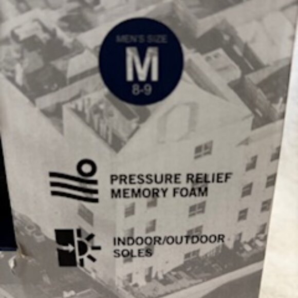 Reaction by Kenneth Cole memory foam comfort loungers New in Box Men's Size M - Picture 5 of 6